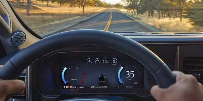 steering view of ford super-duty