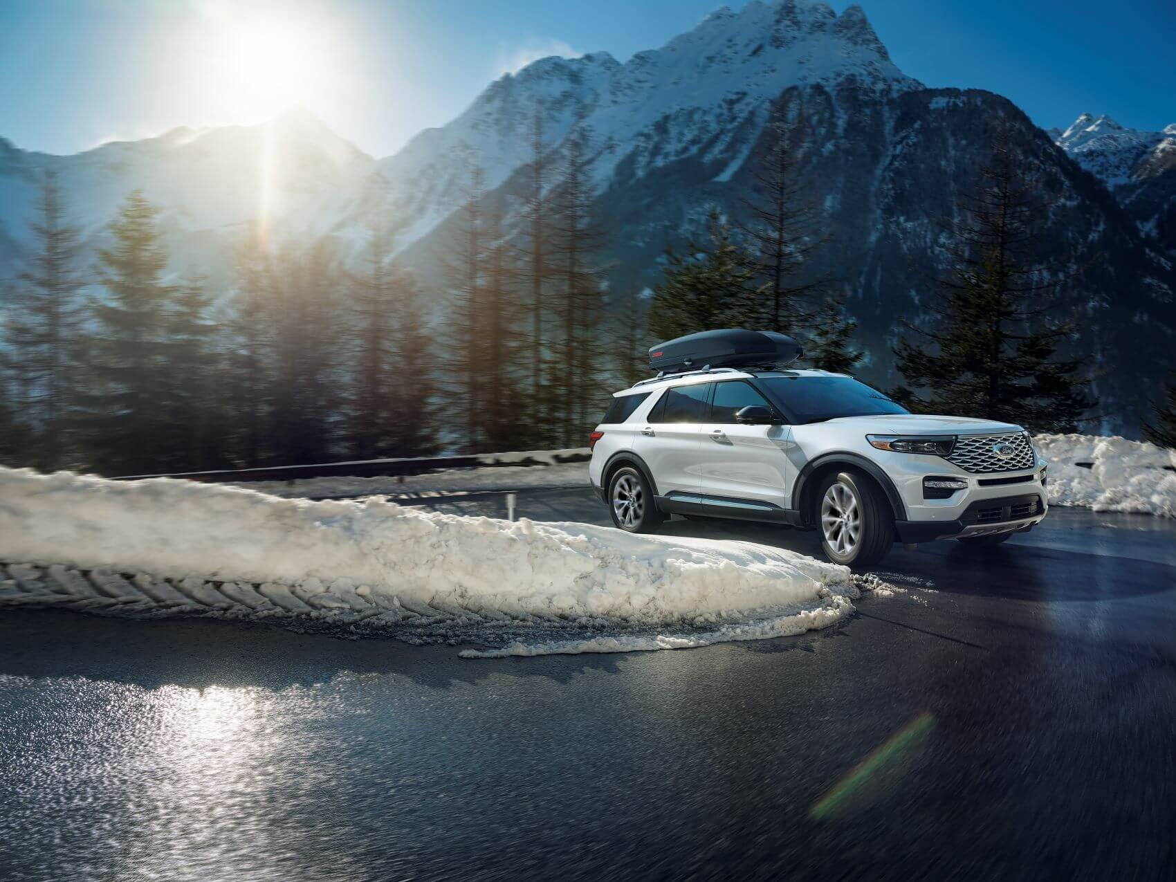 Ford Explorer on Mountain