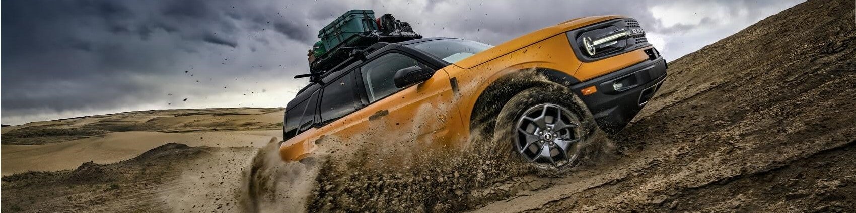 Ford Bronco Orange Off Road Snipped